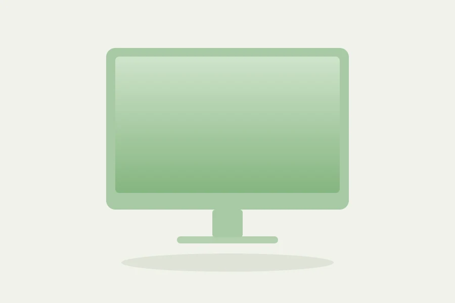 Conceptual Green iMac illustration. Ask for photos of this exact unit