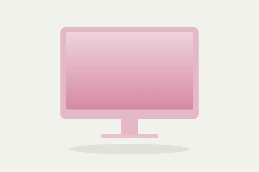 Conceptual Pink iMac illustration. Ask for photos of this exact unit