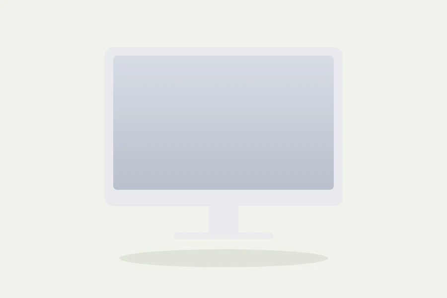 Conceptual Silver iMac illustration. Ask for photos of this exact unit